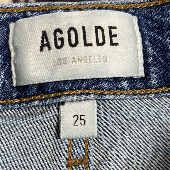 AGOLDE • Riley high rise straight crop jean in Frequency. Size 25 - Picture 9 of 9
